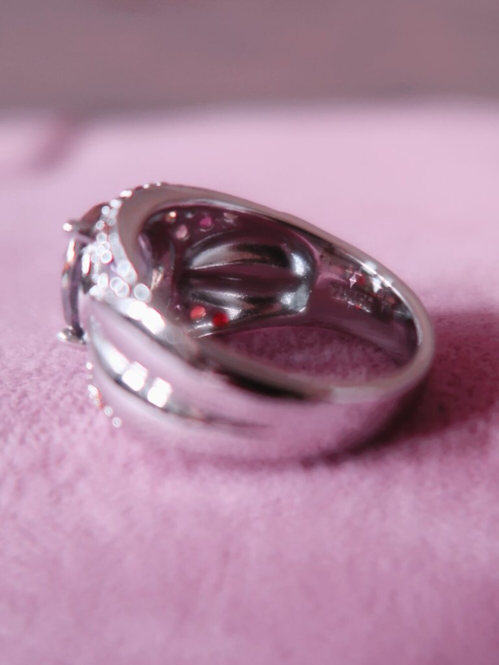 Stare at my Gemstone Rainbow Mystic Topaz Silver Sterling Stamped 925 Ring - Picture 7 of 14
